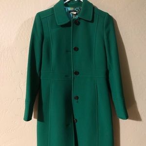 J Crew Peacoat green
